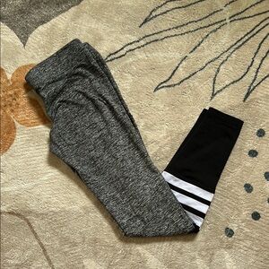 Bombshell Sportwear Gray and Black Leggings